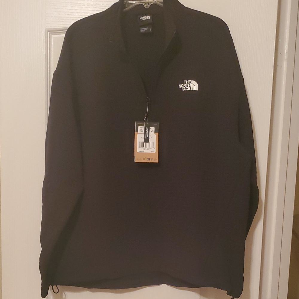 The North Face Black Qusrter-Zip Flashdry Pullover